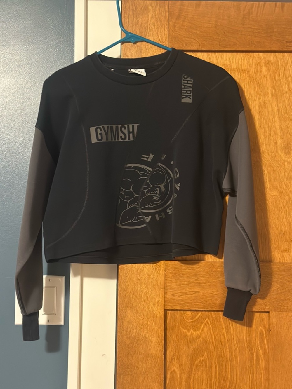 Gymshark Black Crewneck Tee